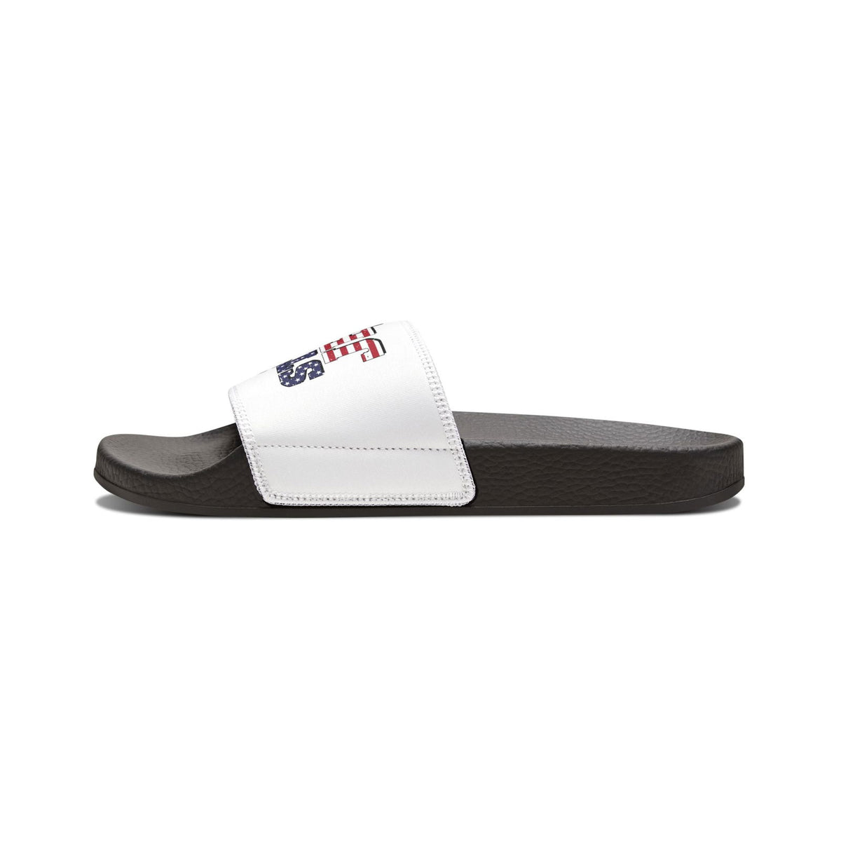 Stars & Stripes Jesus Sandals, Youth Summer Footwear, Patriotic Flip-Flops, Casual Beach Footwear, Kid-Friendly Sandals, Christian [...] - ClaimedbyGodDesigns