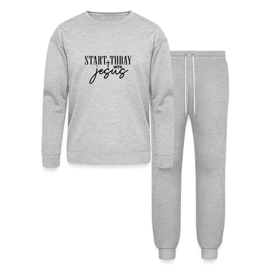 Start Today With Him Christian Unisex Lounge Wear Set Outfit - ClaimedbyGodDesigns