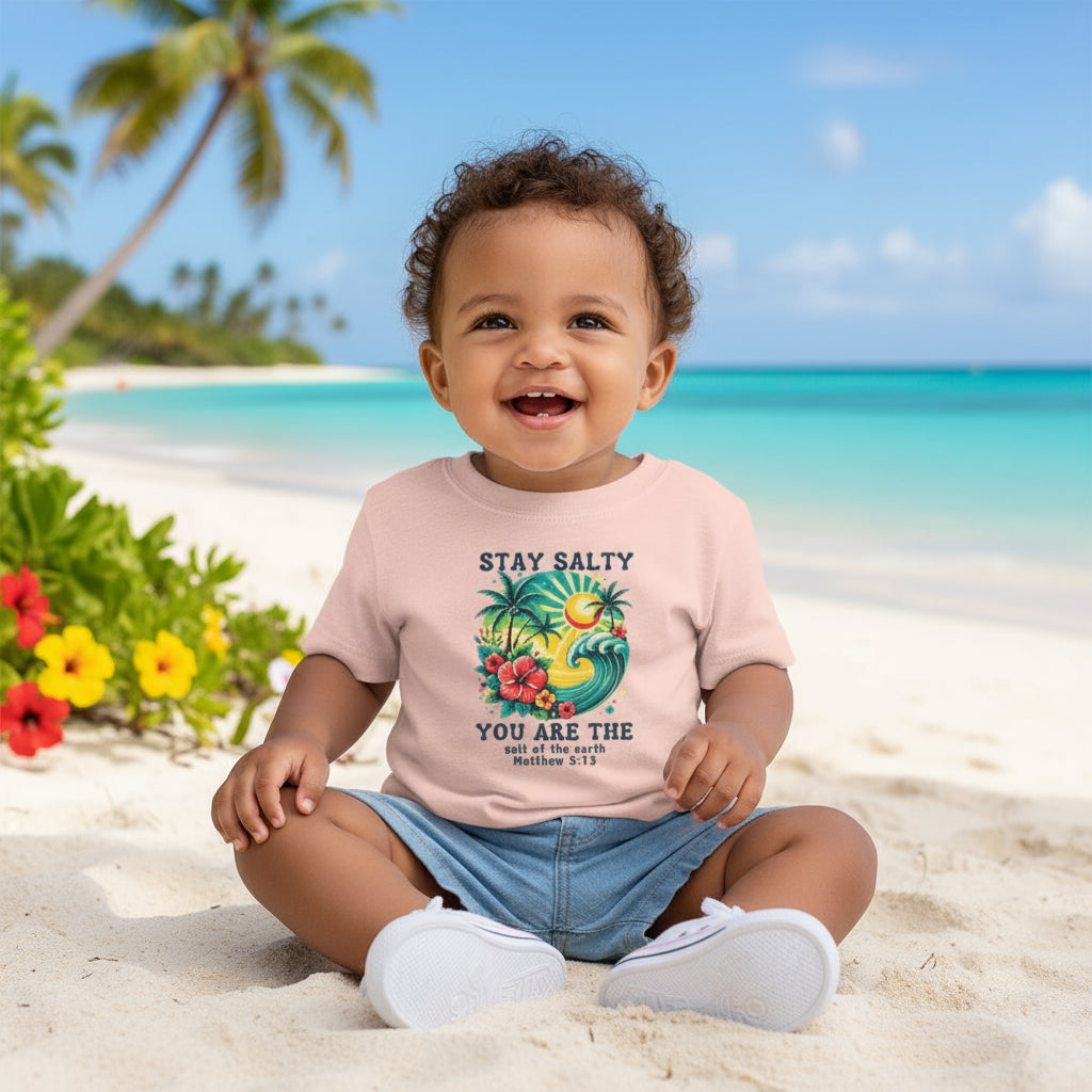 Stay Salty Baby Christian T-shirt - ClaimedbyGodDesigns