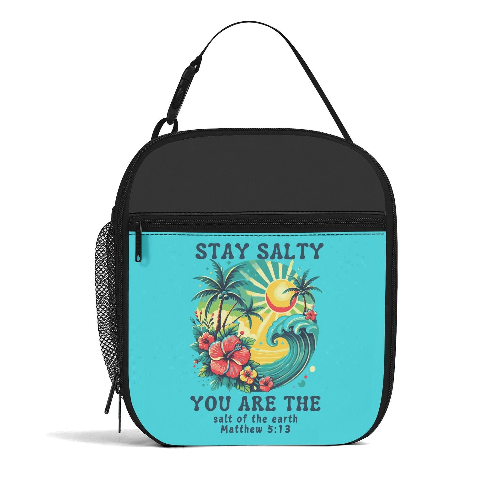 Stay Salty Insulated Christian Lunch Box for Kids - ClaimedbyGodDesigns
