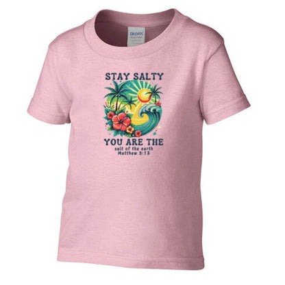 Stay Salty Toddler Christian T-shirt - ClaimedbyGodDesigns