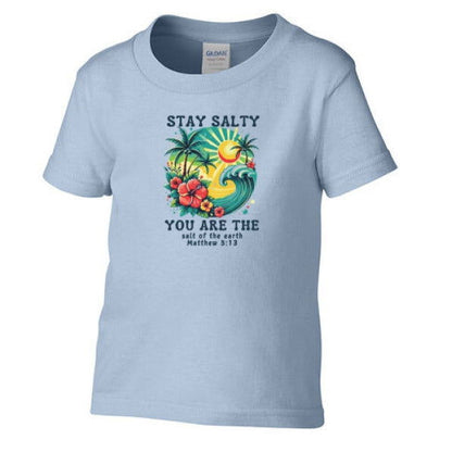 Stay Salty Toddler Christian T-shirt - ClaimedbyGodDesigns