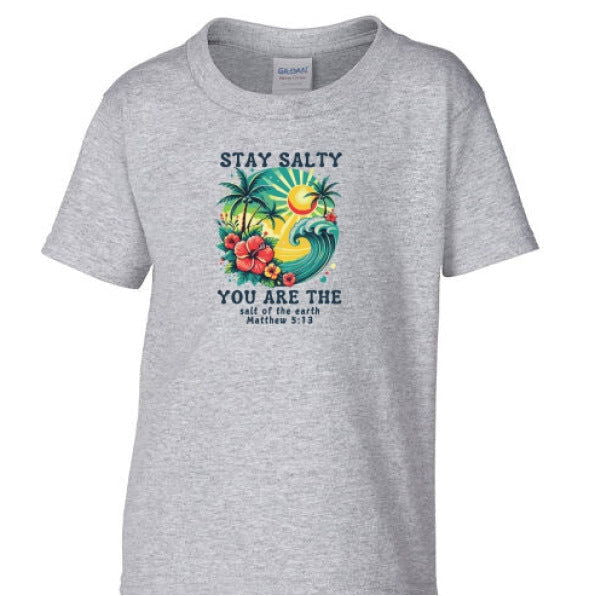 Stay Salty Toddler Christian T-shirt - ClaimedbyGodDesigns