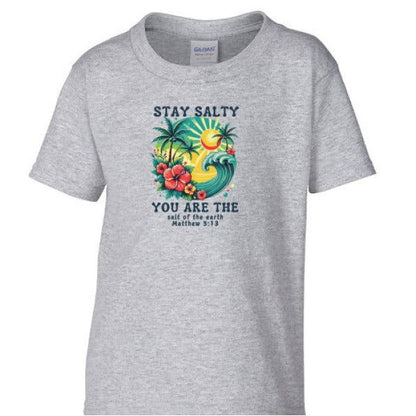 Stay Salty Toddler Christian T-shirt - ClaimedbyGodDesigns