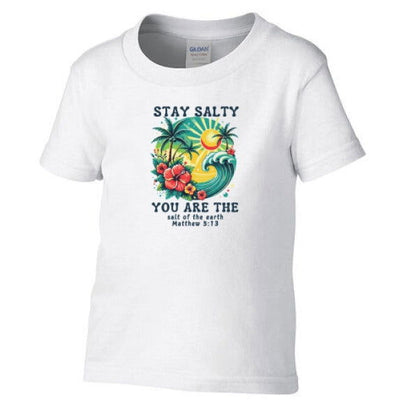 Stay Salty Toddler Christian T-shirt - ClaimedbyGodDesigns