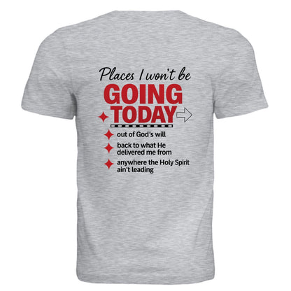 Staying in His Lane Today Faith Boundaries Funny Unisex Christian T-shirt - ClaimedbyGodDesigns