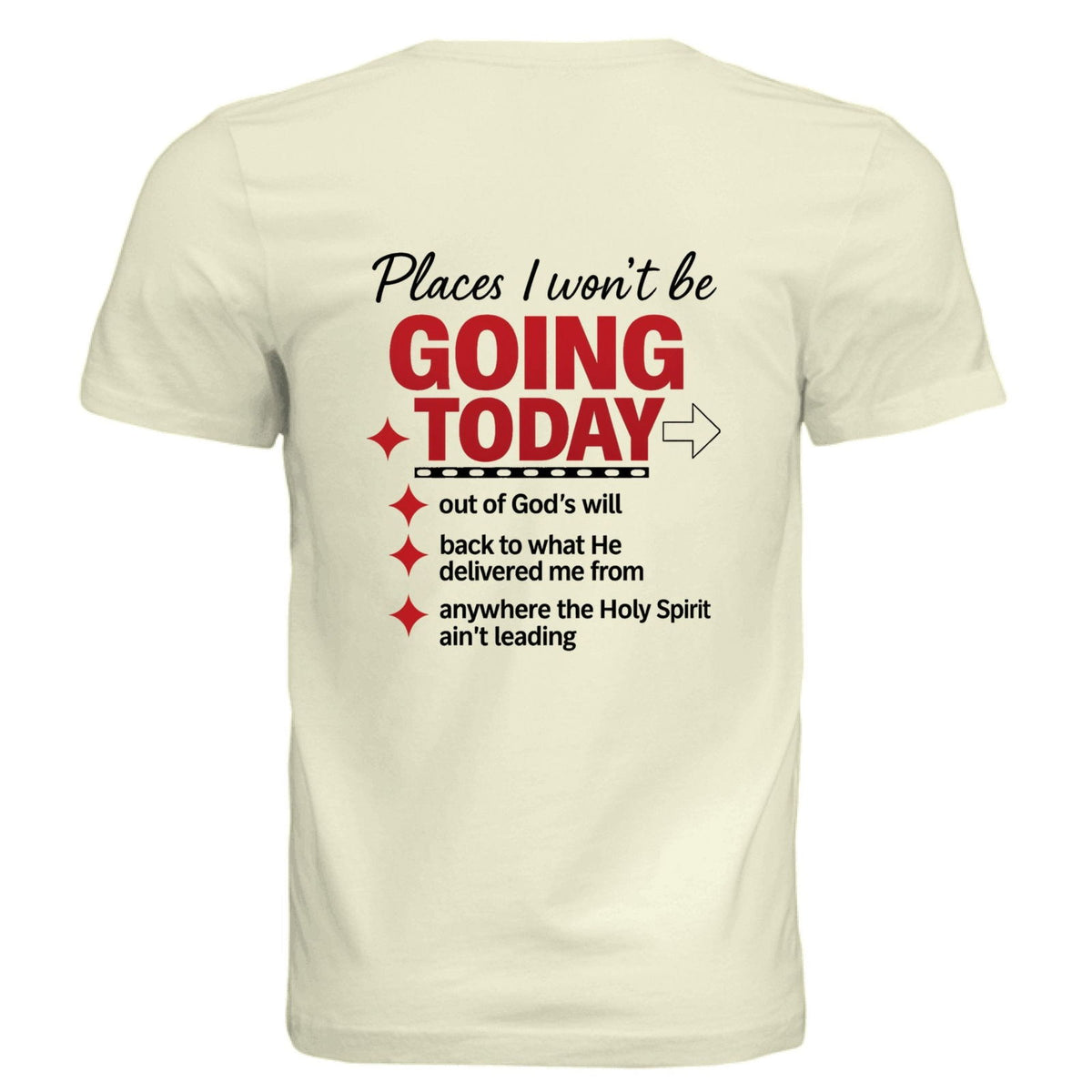 Staying in His Lane Today Faith Boundaries Funny Unisex Christian T-shirt - ClaimedbyGodDesigns