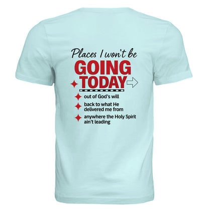 Staying in His Lane Today Faith Boundaries Funny Unisex Christian T-shirt - ClaimedbyGodDesigns