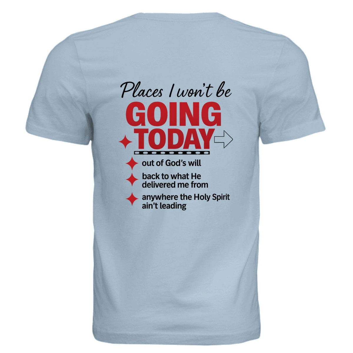 Staying in His Lane Today Faith Boundaries Funny Unisex Christian T-shirt - ClaimedbyGodDesigns