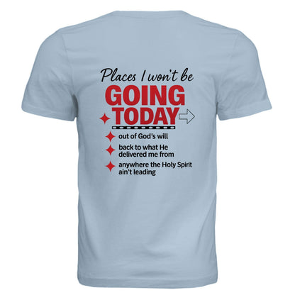 Staying in His Lane Today Faith Boundaries Funny Unisex Christian T-shirt - ClaimedbyGodDesigns