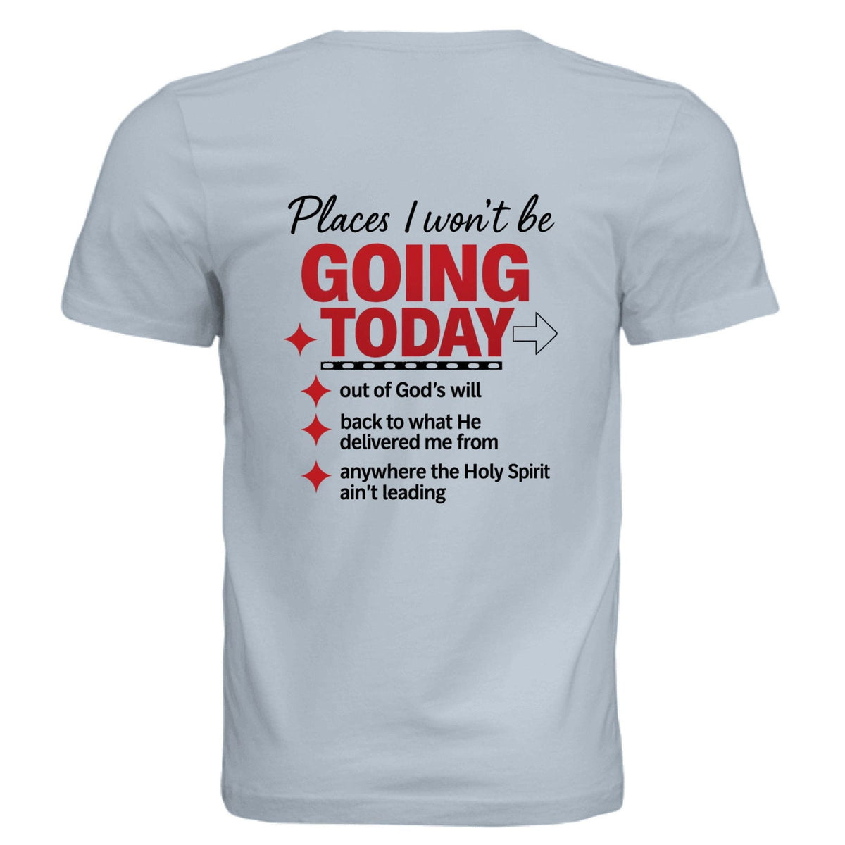 Staying in His Lane Today Faith Boundaries Funny Unisex Christian T-shirt - ClaimedbyGodDesigns