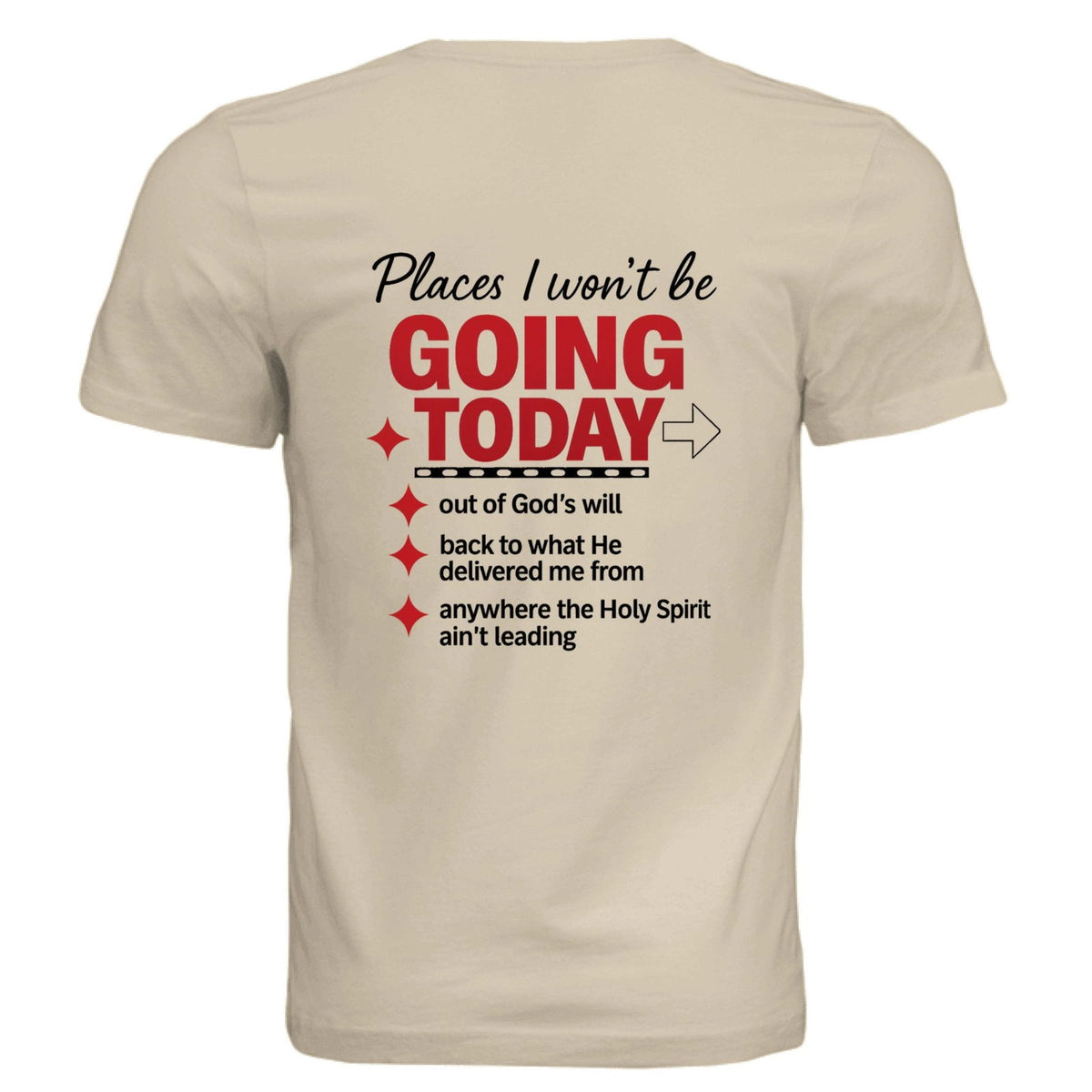 Staying in His Lane Today Faith Boundaries Funny Unisex Christian T-shirt - ClaimedbyGodDesigns