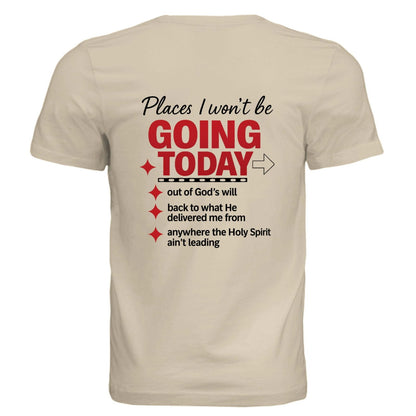 Staying in His Lane Today Faith Boundaries Funny Unisex Christian T-shirt - ClaimedbyGodDesigns