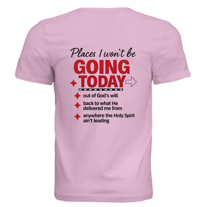 Staying in His Lane Today Faith Boundaries Funny Unisex Christian T-shirt - ClaimedbyGodDesigns