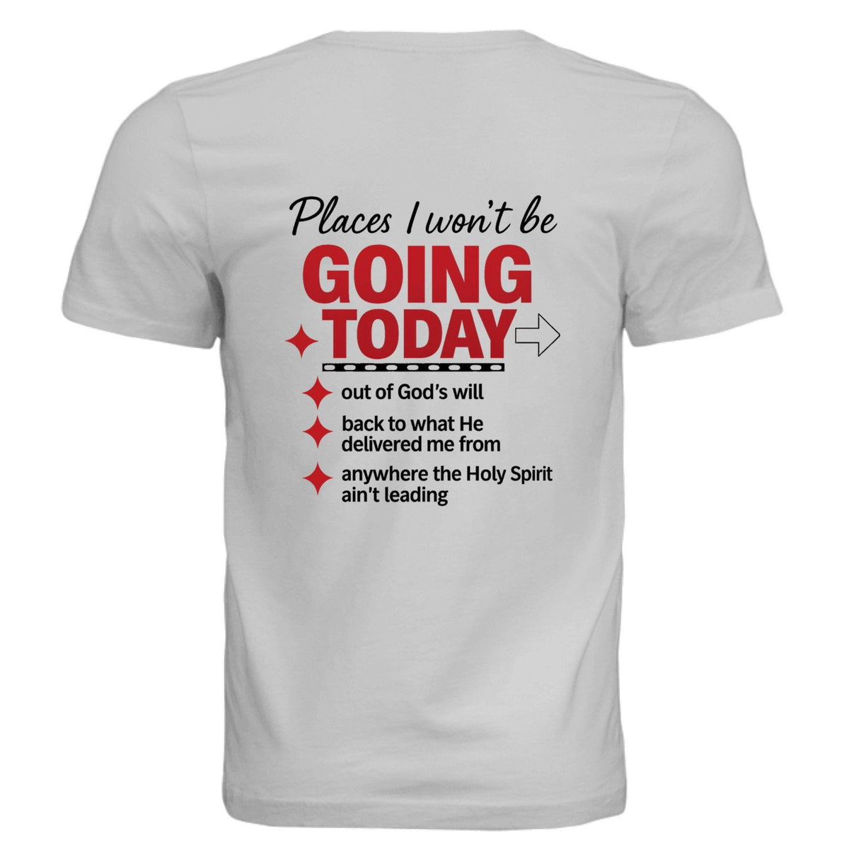 Staying in His Lane Today Faith Boundaries Funny Unisex Christian T-shirt - ClaimedbyGodDesigns