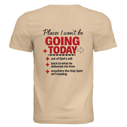 Staying in His Lane Today Faith Boundaries Funny Unisex Christian T-shirt - ClaimedbyGodDesigns