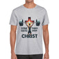 Strength Through Christ Mens Christian Gym T-shirt - ClaimedbyGodDesigns