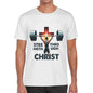 Strength Through Christ Mens Christian Gym T-shirt - ClaimedbyGodDesigns