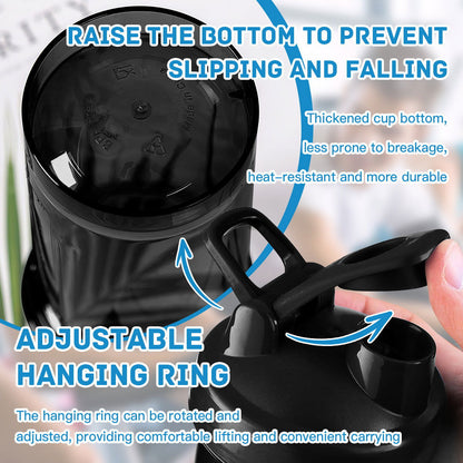 Sweat Sacrifice Salvation Christian Fitness Protein Shake Bottle - ClaimedbyGodDesigns