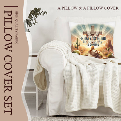Sunday Is Coming Christian Throw Pillow - ClaimedbyGodDesigns