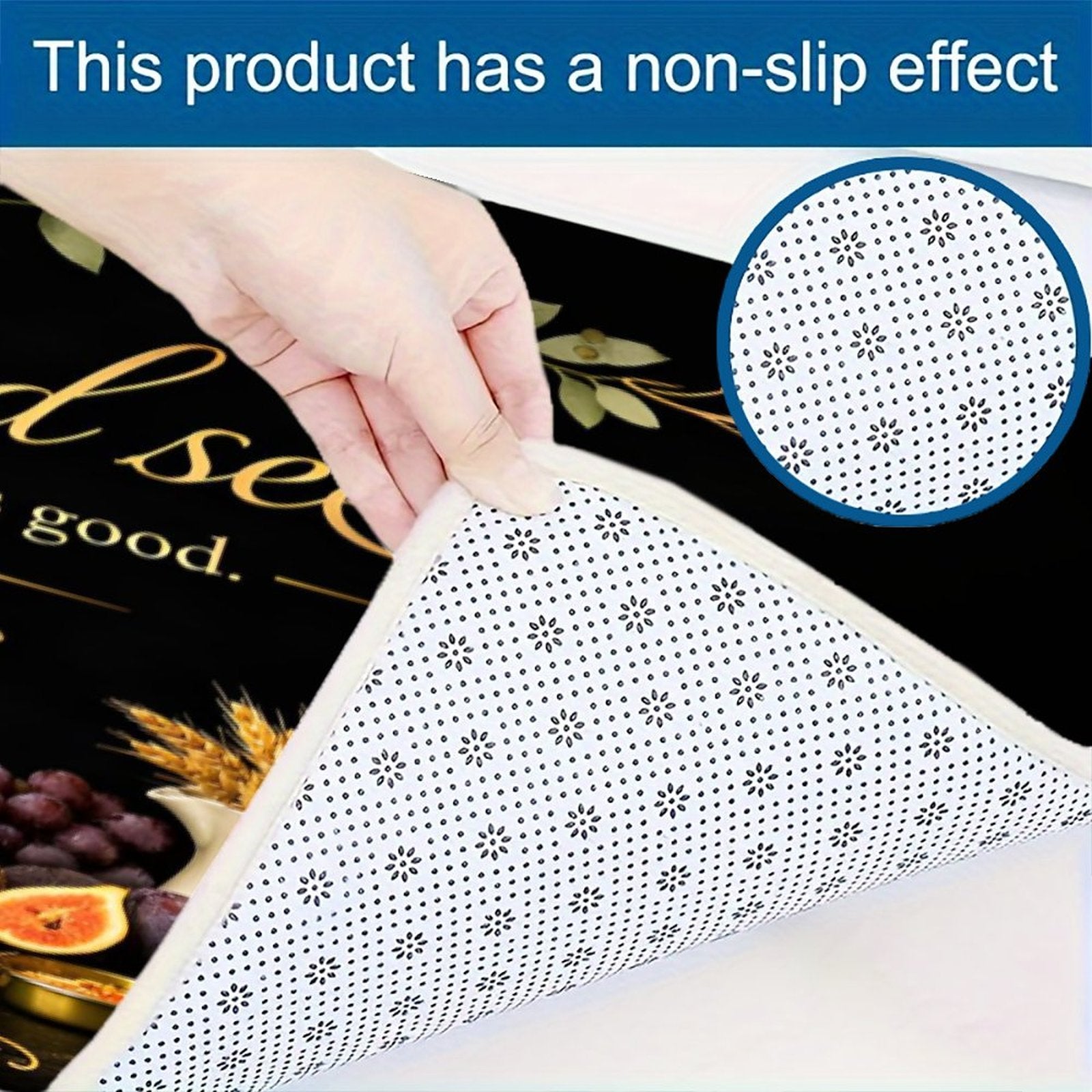 Taste And See That The Lord Is Good Christian Kitchen Mat - ClaimedbyGodDesigns