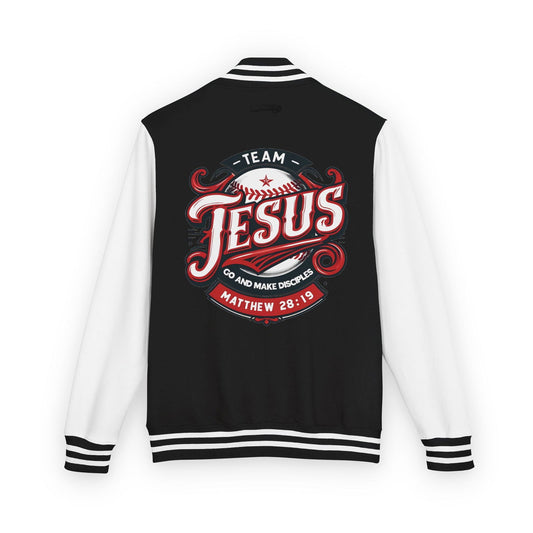 Team Heavyweight Christian Letterman Jacket - Unisex - ClaimedbyGodDesigns