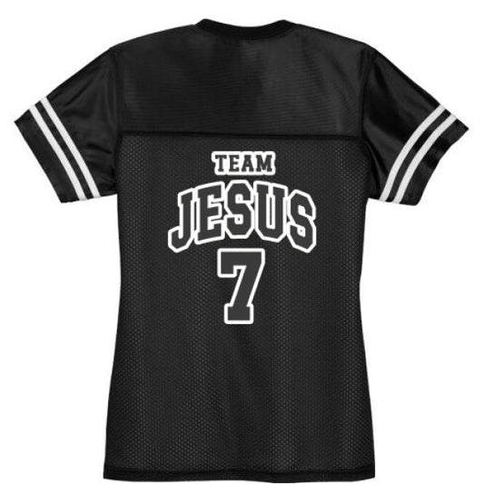 Team Him Women's Christian Jersey - ClaimedbyGodDesigns