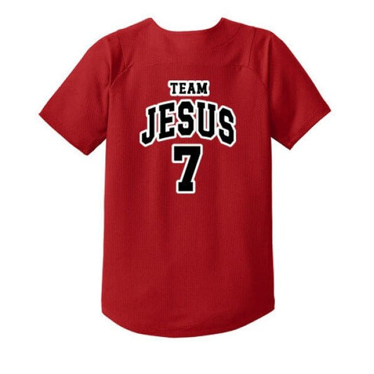Team Him Youth Christian Full-Button Jersey - ClaimedbyGodDesigns