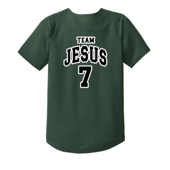 Team Him Youth Christian Full-Button Jersey - ClaimedbyGodDesigns