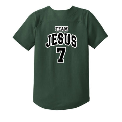 Team Him Youth Christian Full-Button Jersey - ClaimedbyGodDesigns