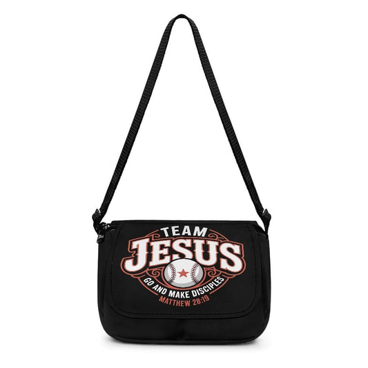 Team Jesus Christian Kids Flap Crossbody Bag - ClaimedbyGodDesigns
