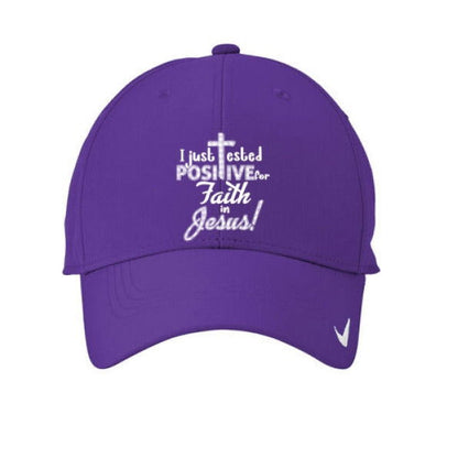 Tested positive for faith Adult Christian Hat - ClaimedbyGodDesigns