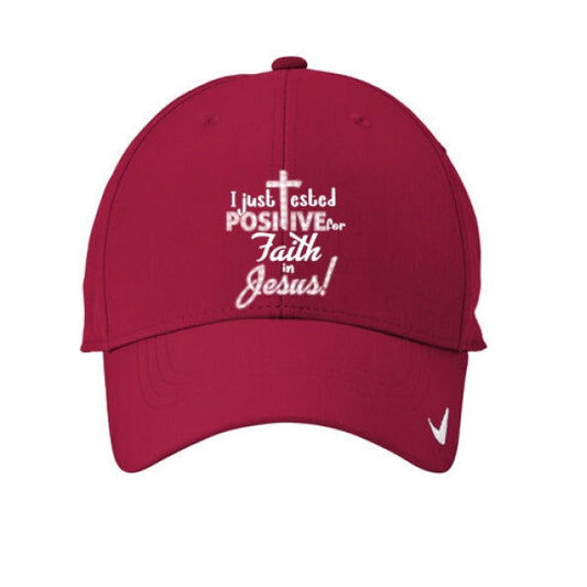 Tested positive for faith Adult Christian Hat - ClaimedbyGodDesigns