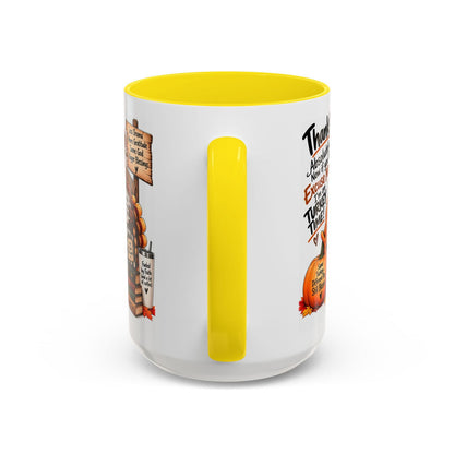 Thankful? Absolutely… I’m on Turkey Time! Thanksgiving Coffee Mug - Claimed by God Designs