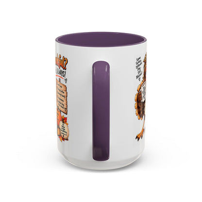 Thankful? Girl, Always! Thanksgiving Turkey Coffee Mug - Claimed by God Designs