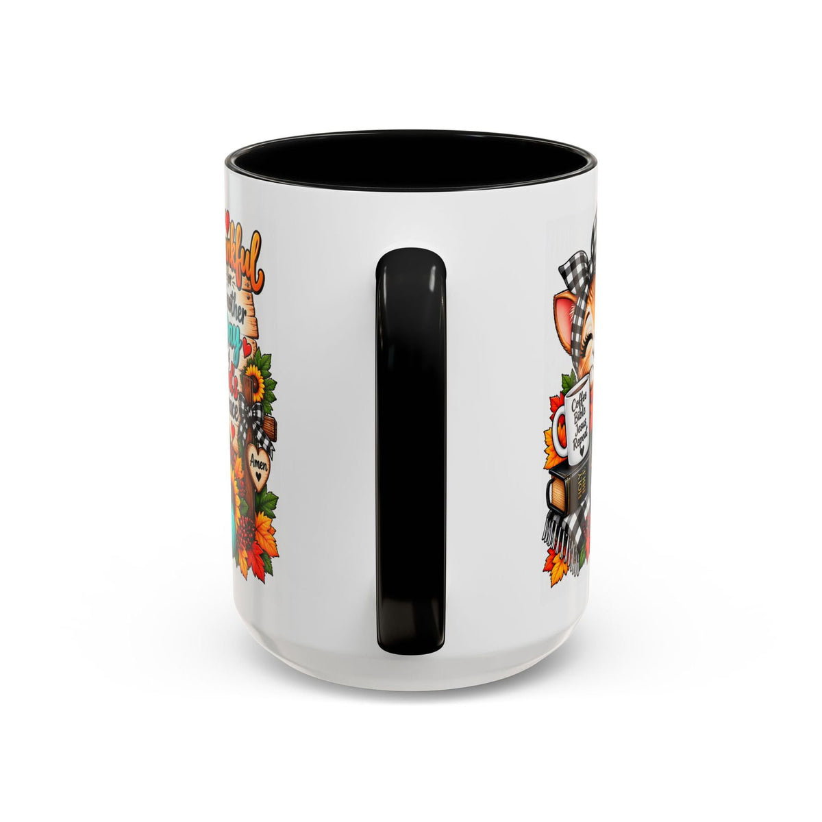 Thankful for Another Day of God’s Grace Thanksgiving Coffee Mug - Claimed by God Designs