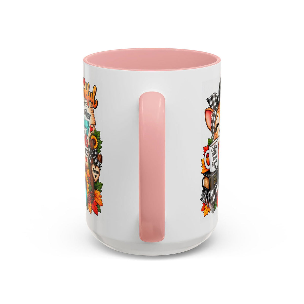 Thankful for Another Day of God’s Grace Thanksgiving Coffee Mug - Claimed by God Designs