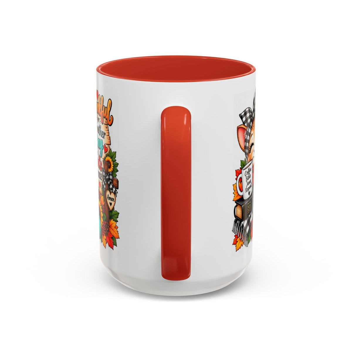 Thankful for Another Day of God’s Grace Thanksgiving Coffee Mug - Claimed by God Designs