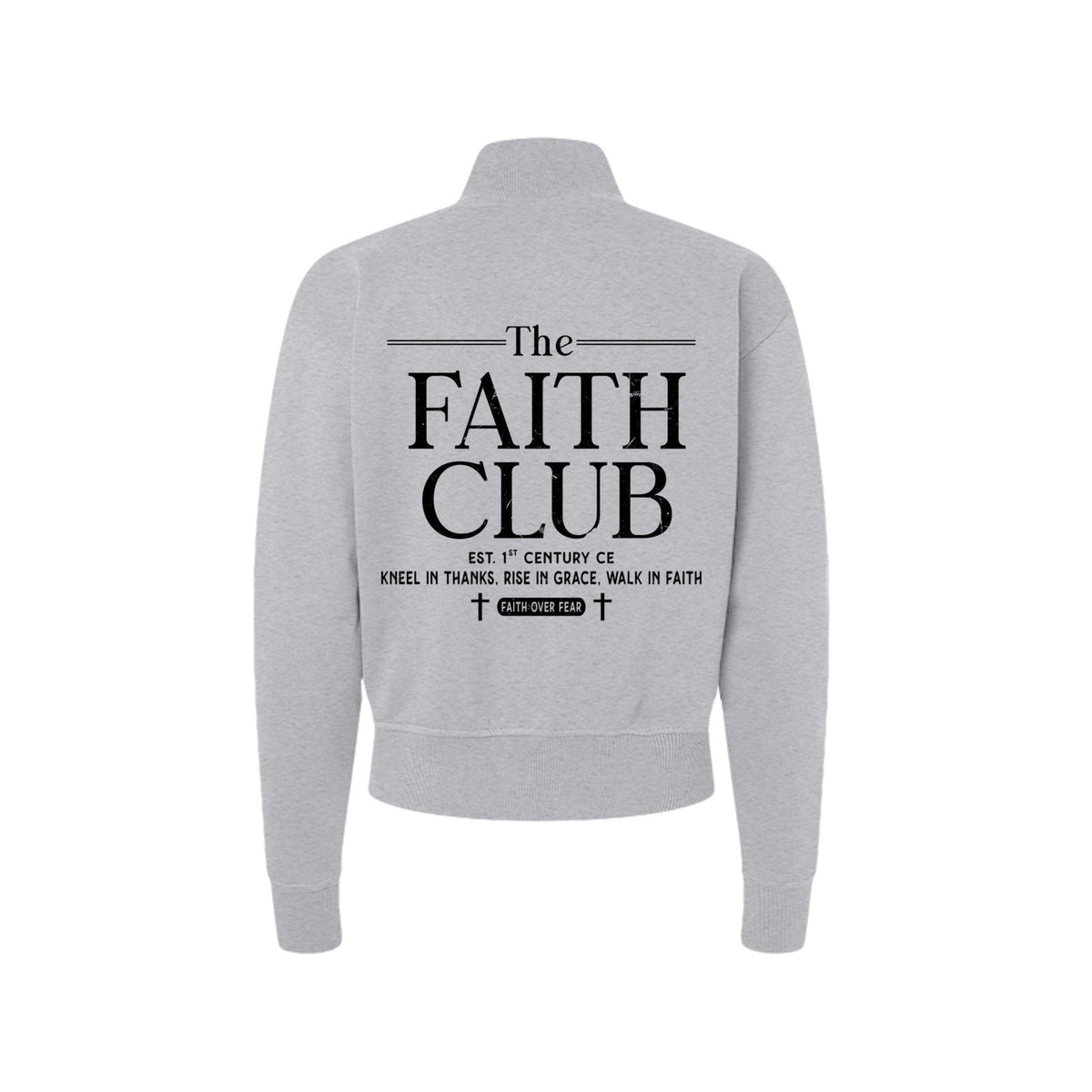 The Faith Club Premium Women's Christian Full-Zip Jacket - ClaimedbyGodDesigns