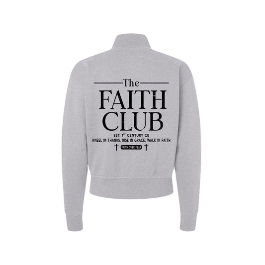 The Faith Club Premium Women's Christian Full-Zip Jacket - ClaimedbyGodDesigns