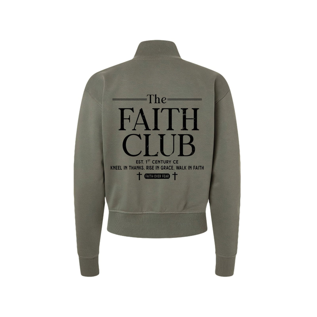 The Faith Club Premium Women's Christian Full-Zip Jacket - ClaimedbyGodDesigns