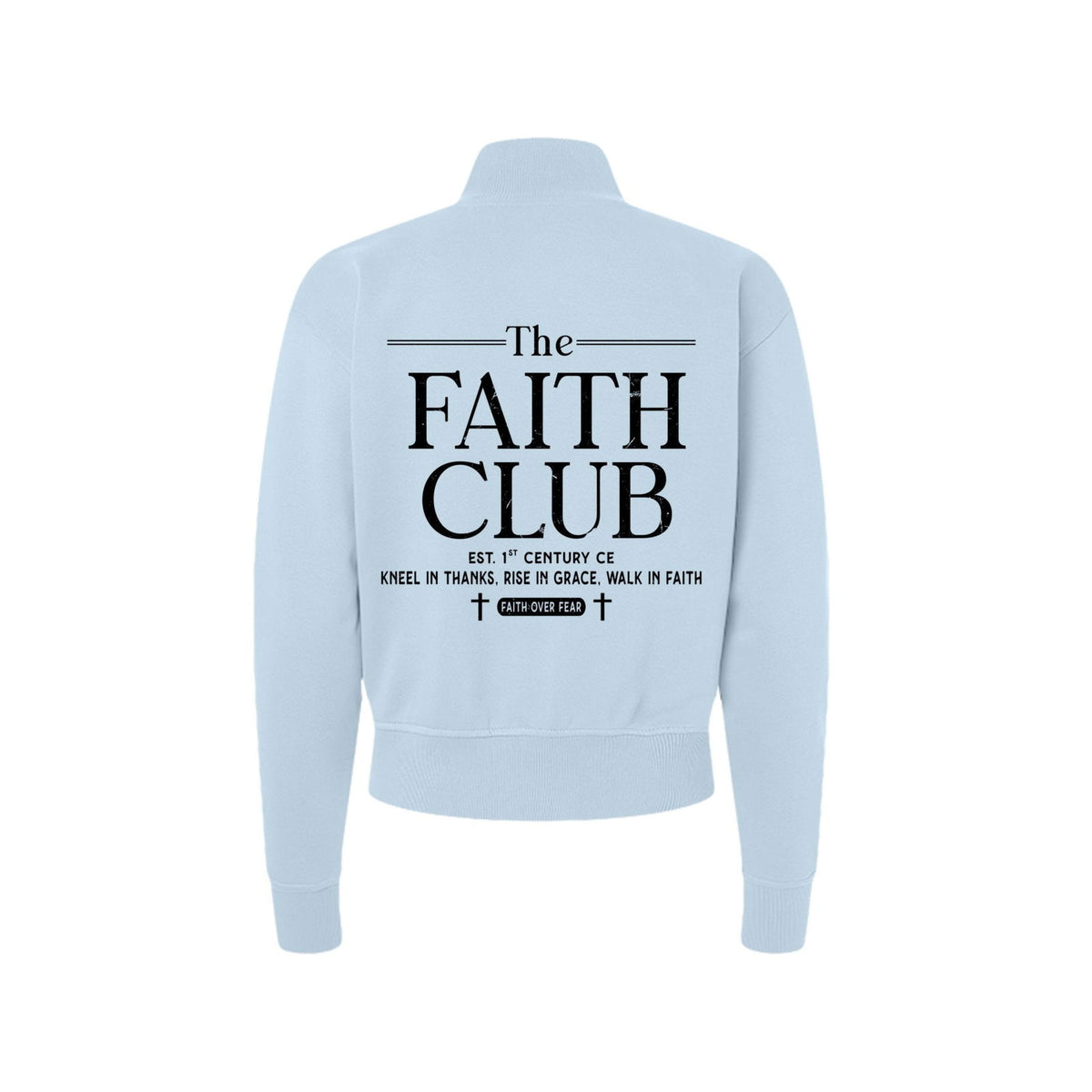 The Faith Club Premium Women's Christian Full-Zip Jacket - ClaimedbyGodDesigns