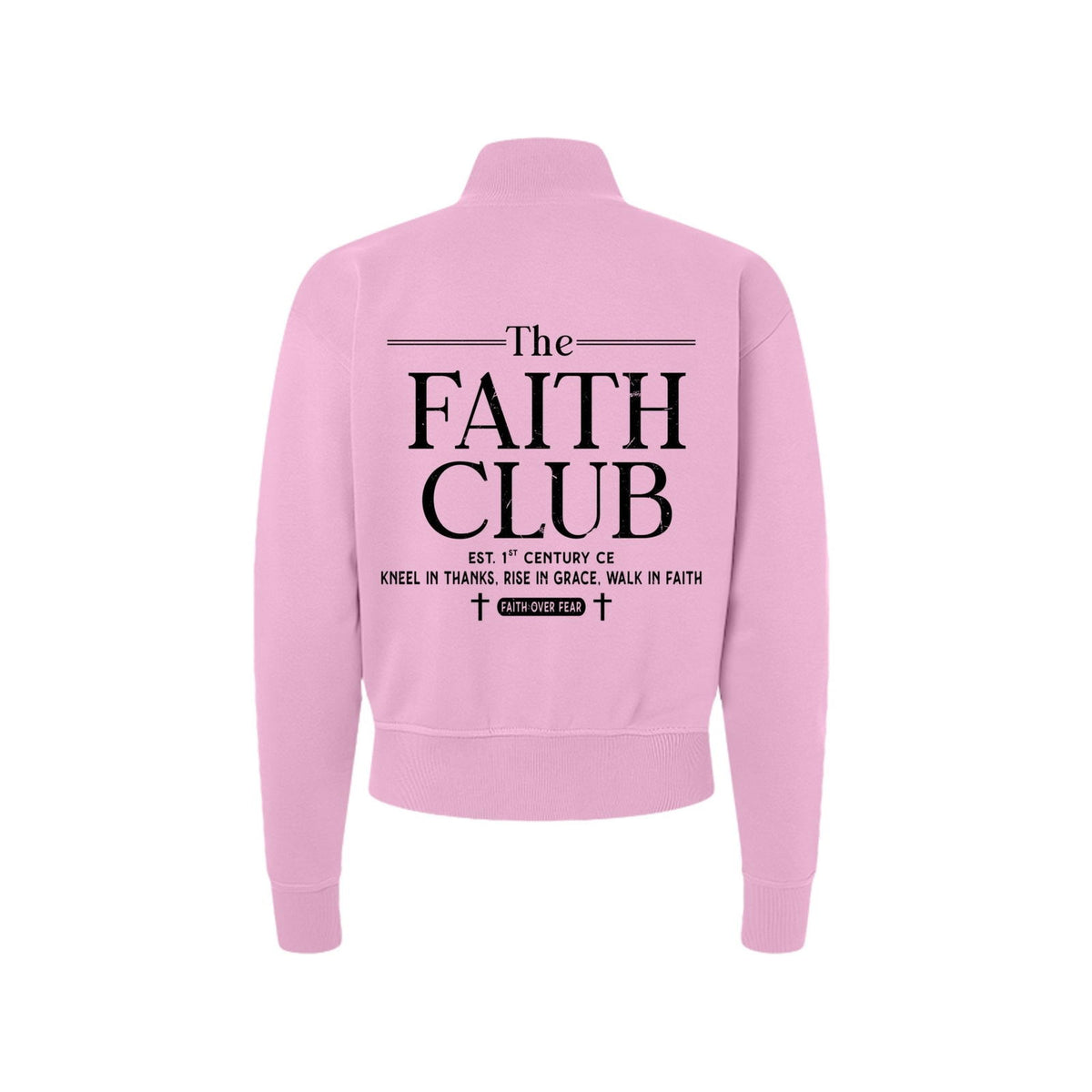The Faith Club Premium Women's Christian Full-Zip Jacket - ClaimedbyGodDesigns