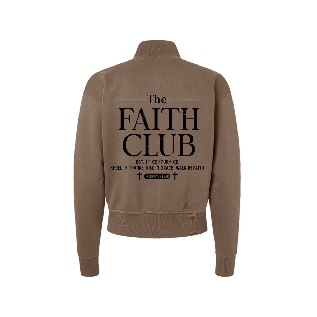 The Faith Club Premium Women's Christian Full-Zip Jacket - ClaimedbyGodDesigns