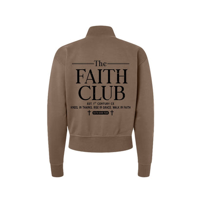 The Faith Club Premium Women's Christian Full-Zip Jacket - ClaimedbyGodDesigns