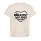 The Greatest Love Story Christian Toddler T-Shirt - ClaimedbyGodDesigns
