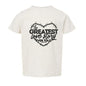 The Greatest Love Story Christian Toddler T-Shirt - ClaimedbyGodDesigns