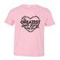 The Greatest Love Story Christian Toddler T-Shirt - ClaimedbyGodDesigns