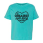 The Greatest Love Story Christian Toddler T-Shirt - ClaimedbyGodDesigns