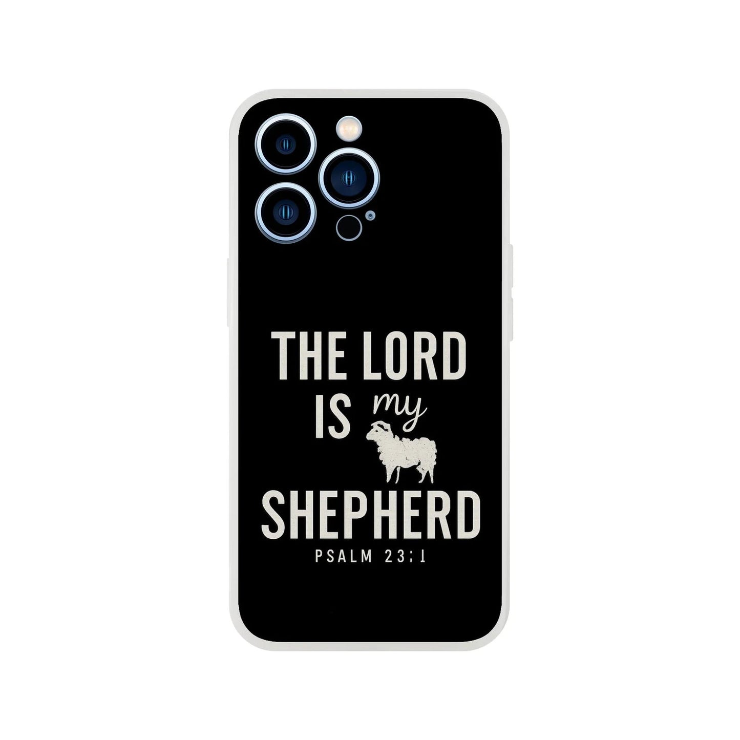 The Lord Is My Shepherd Christian Flexi Phonecase For Iphones - ClaimedbyGodDesigns